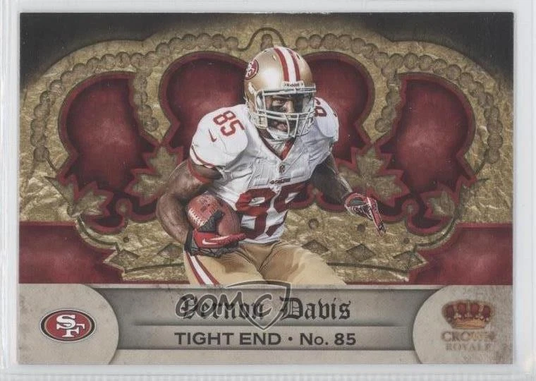 2012 Crown Royale Retail Uncut Crown Vernon Davis #124 - Image 1 of 2