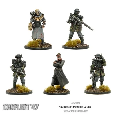 Warlord Games: Conflict '47 Hauptmann Heinrich Gross Foto 1 de 3