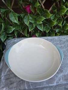 Vintage 1950s Royal Doulton & Co D6427 Vista Beige Salad Bowl Handled 7¼x2½" - Picture 1 of 7