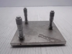 Mitutoyo No. 148-121 Micrometer Heads w/ Metal Plate ** Lot of 3 ** - Picture 1 of 24
