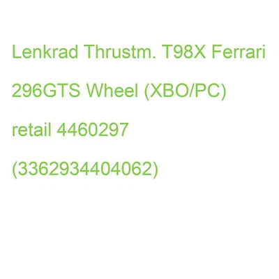 Lenkrad Thrustm. T98X Ferrari 296GTS Wheel (XBO/PC) retail 4460297 (336293440406 - Bild 1 von 2