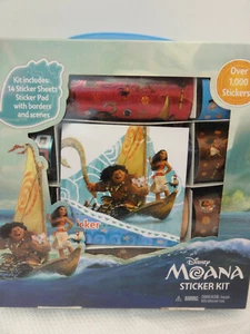 Disney Moana 1000 + Stickers, Pad & Borders & Scenes Set Kit By Savvi/Sticker Ki - Picture 1 of 4