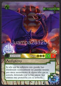 ANFIPTERO #378 CROMO FANTASY RIDERS 3 EL RESURGIR DE LOS DRAGONES 2021 PANINI - Picture 1 of 2