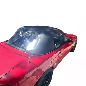 For Mazda Miata Convertible Soft Top w/ Window Black Cabrio 1990-2005 2004 2003 - Picture 1 of 11