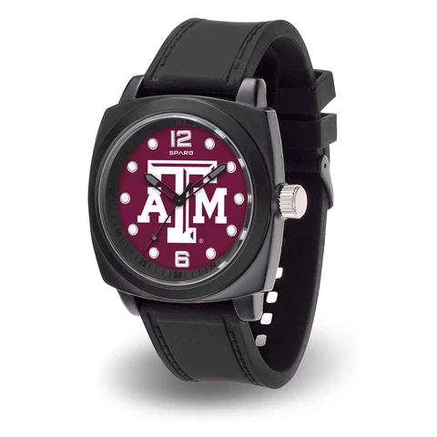 Texas A&M Aggies Prompt Watch with Team Color and Logo Cover