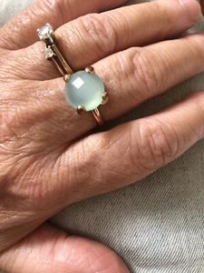 Bronzallure Ring Chalzedon  Gr 56 - Bild 1 von 5