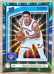 2024-25 Panini Donruss Rated Rookie Green Holo Laser #248 Kevin McCullar Jr - Picture 1 of 2