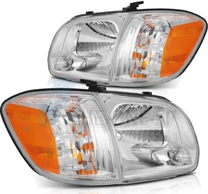 Headlights Assembly Fits 2005-2006 Toyota Tundra Front Left and Right Side Pair - Picture 1 of 8