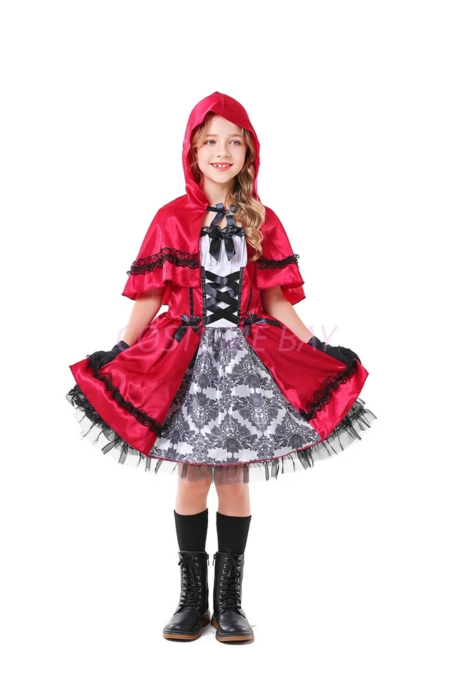 Women Ladies Little Red Riding Hood Halloween Maid Oktoberfest Fairytale Costume - Image 1 of 1