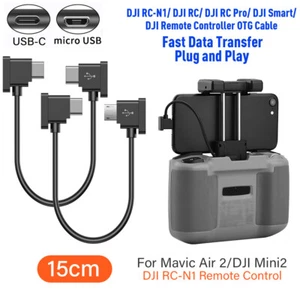 15cm Angled USB Remote Controller Cable Extension RC Data Cord for DJI Mavic Pro - Picture 1 of 20