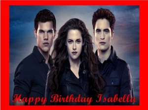 Twilight Image Vampire Edible Cake Topper Frosting Sheet - Picture 1 of 1