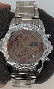 Yepme Mens Chronograph Watch Brown/Silver - Picture 1 of 4