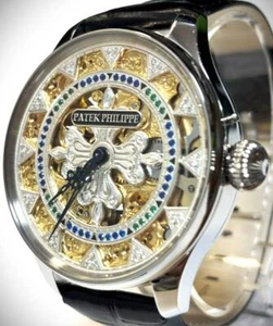 PATEK PHILIPPE Marriage Watch 1907 Antique OH Skeleton Wristwatch 48mm 129913 - Bild 1 von 10