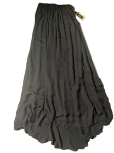 Nueva Falda de Noche GIAMBATTISTA VALLI Mujer Negra Seda Gasa Talla 42 S Italia - Imagen 1 de 18