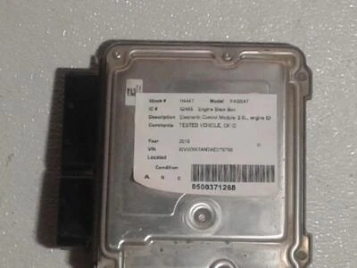 Módulo de control del motor usado se adapta a: Volkswagen Passat 2010 módulo de control electrónico Foto 1 de 4