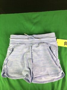 All in Motion Blue Girls Soft gym shorts XSMALL