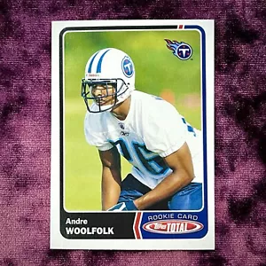 Andre Woolfolk ‘03 Topps Total RC #549 MINT Titans Rookie Jersey Oklahoma Legend - Imagen 1 de 2
