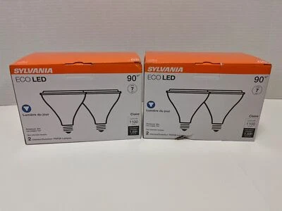 Two boxes of Sylvania ECO LED PAR 38 90watt 5000k daylight floodlights (4 bulbs) - Image 1 of 4
