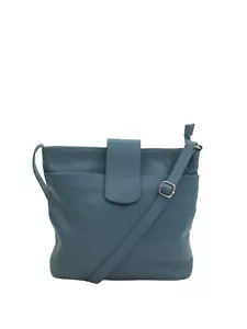 Borse In Pelle Women's Bag Blue 100% Other Crossbody - Picture 1 of 6