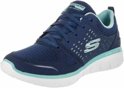 Skechers Synergy 2.0 RISING STAR / Womens/Memory Foam/Air-Cooled/Navy/Light Blue - Image 1 of 4