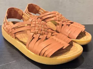 Malibu Sandalen Canyon Vegan Leder Gummi Whiskey Hellbraun Herren Größe 12 - Bild 1 von 10