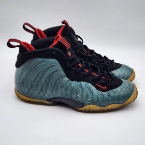 Nike Little Posite One Gone Fishing GS Foamposite 644791-300 Kids 7Y W 8.5 READ - Picture 1 of 16