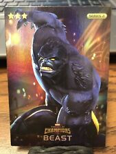 Beast Marvel Contest of Champions Series 2 Card 4/100 FOIL X-Men