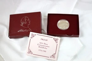 1732-1982 George Washington Commemorative Half Dollar Proof 90% Silver - Picture 1 of 8