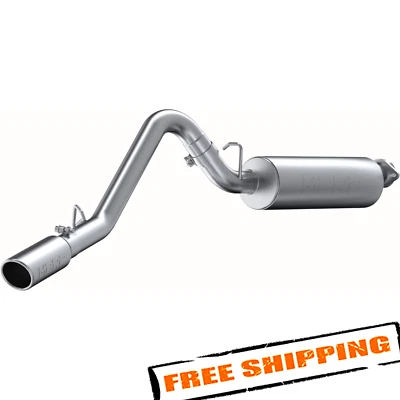 MBRP S5500AL 2.5" Catback Exhaust for 2000-2006 Jeep Wrangler TJ 2.5L I4/4.0L I6 Foto 1 de 2
