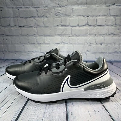 Nike Infinity Pro 2 Golf Shoes Spikeless Black Gray DM8449-001 Mens Sz 10 W - Image 1 of 4