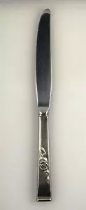 Reed & Barton Sterling 9-1/8" Modern Hollow Dinner Knife - Classic Rose - Picture 1 of 8
