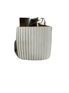 Justice Design White Wall Sconce New - Picture 1 of 3