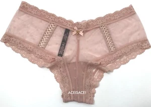 NWT*VICTORIA'S SECRET MUY SEXY CORAZÓN BORDADO BRAGA DESCARADA--ZINC ROSA--L/G - Imagen 1 de 3