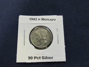 1943 P 90% Silber Merkur Groschen - Bild 1 von 2