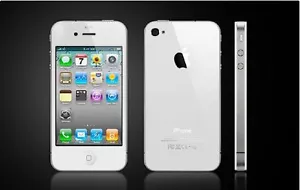 Original Apple iPhone 4 - 8GB GSM "Factory Unlocked" Smartphone Black / White - Picture 1 of 16