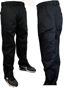 Pantalones de trabajo de carga de combate para hombre talla 28 a 56 - con bolsillos en la rodilla - Imagen 1 de 6