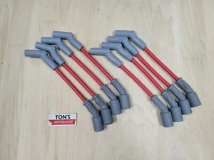 MSD LS V8 Spark Plug Wire Set 45-Deg Corvette Camaro SS GMC Sierra Silverado - Picture 1 of 2