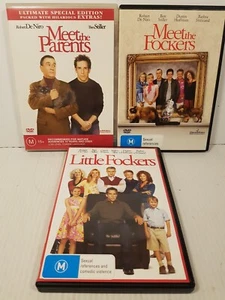 Meet the parents trilogy (3xDvd, Region 4 PAL) Ben Stiller Robert De Niro - Picture 1 of 6