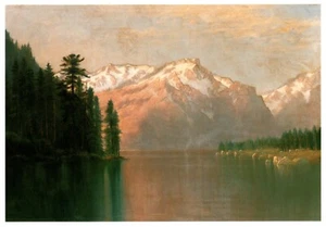 Donner Lake Edwin Deakin Blanko innen Grußkarte - Bild 1 von 2