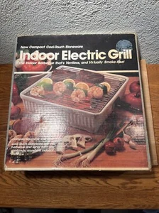 Vintage Maverick 12" Square Indoor smokeless Grill Model 14-186  - Picture 1 of 3