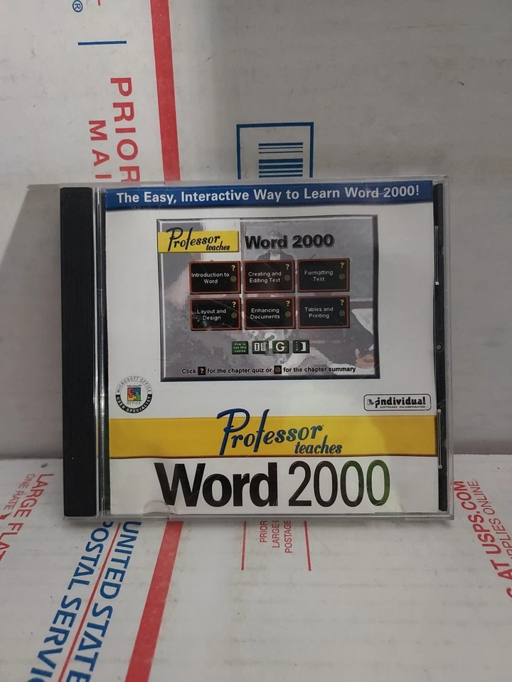 Individual Software Professor Teaches Word 2000 CD-Rom - #1H - Image 1 of 2