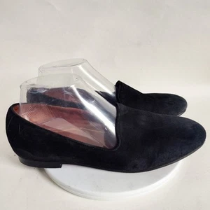 Vionic Willa Comfort Support Flats Shoes Black Suede Size 8 M Preppy Minimalist - Picture 1 of 10