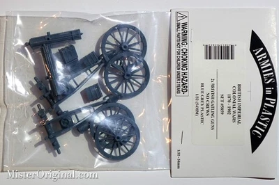Armies in Plastic: British Imperial Colonial Wars 2x Gatling Guns 1870-1902 1/32 - Image 1 of 2