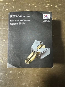 NUEVO Recortador de Pelo Nariz y Oreja Real Corea del Sur Dorado Birdie Dorado - Imagen 1 de 3