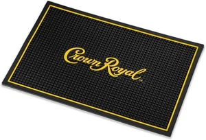 Crown Royal Bar and Spill Mat | Canadian Whiskey Rubber Bar Mat for Drips with C - Bild 1 von 2