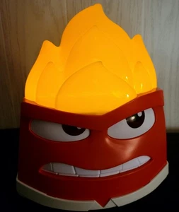 DISNEY Pixar INSIDE OUT 2 film illumina RABBIA fuoco emozione popcorn secchiello giocattolo - Foto 1 di 4