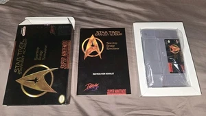 Star Trek: Starfleet Academy Raumschiff Bridge Simulator Super Nintendo SNES CIB - Bild 1 von 12