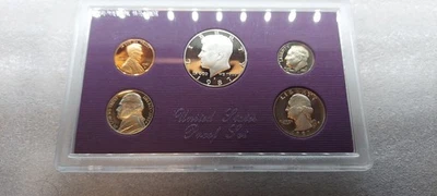 1987 S Proof Set Original Box & COA 5 Coins US Mint Free Shipping!!!! - Image 1 of 3