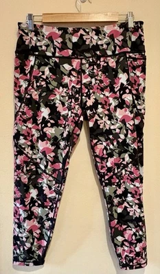 Leggings Sweaty Betty Workout The Power 7/8 ropa deportiva floral yoga deportes EC XL Foto 1 de 4