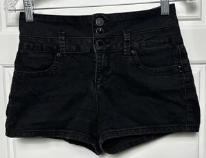 YMI High Rise Denim Stretch Jean Shorts- Juniors Size 3 - Picture 1 of 4